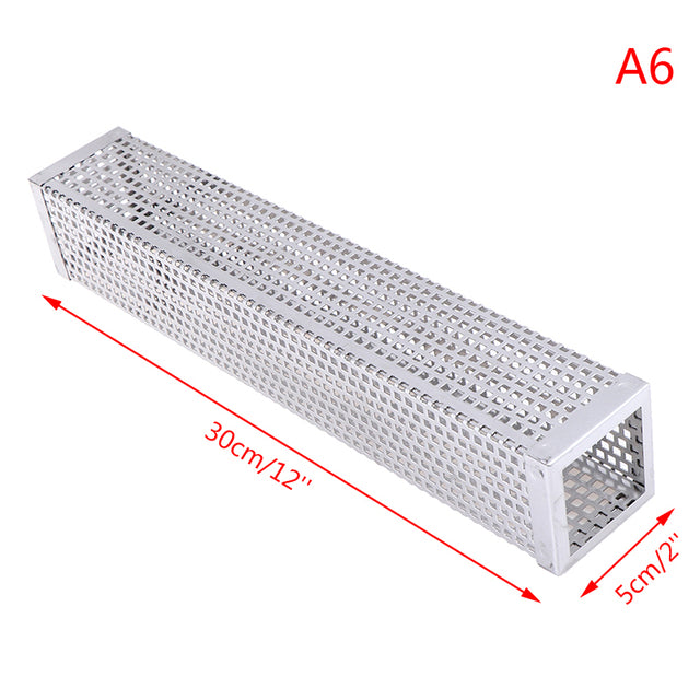 BBQ Stainless Steel  Perforated Mesh Smoker Tube